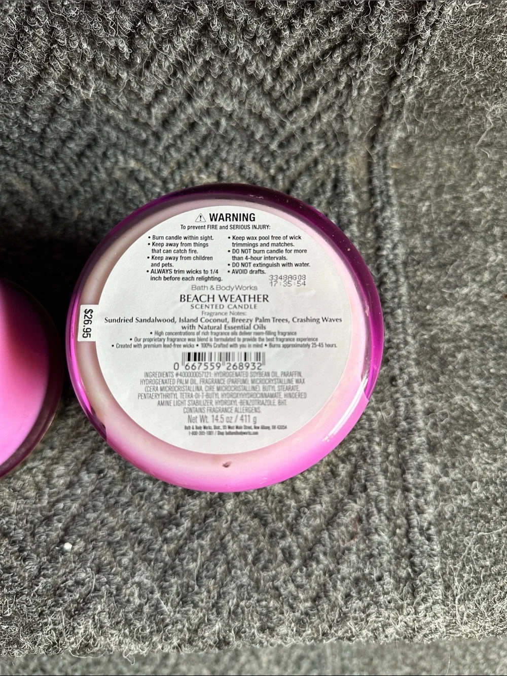 Bath & Body Works bath body